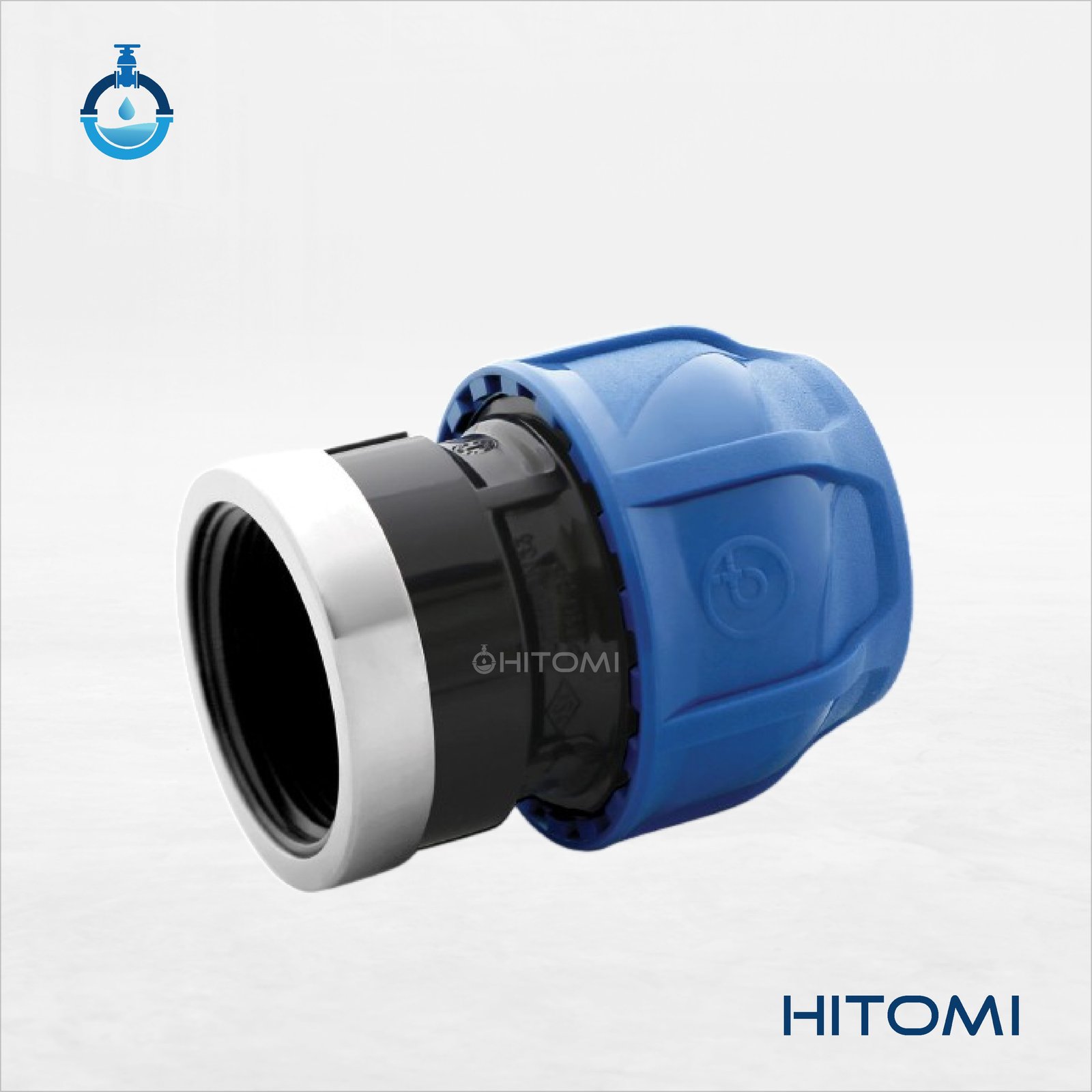 Adaptador hembra de compresion