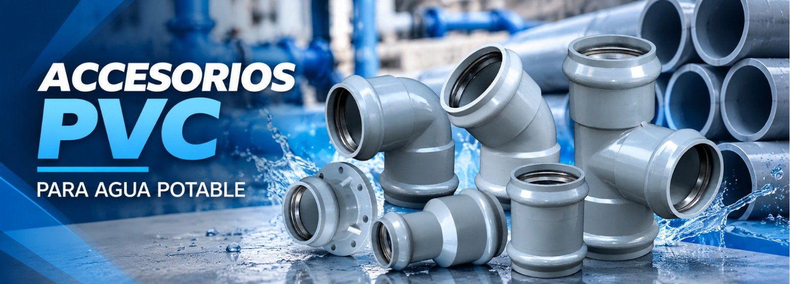 Accesorios PVC para agua potable