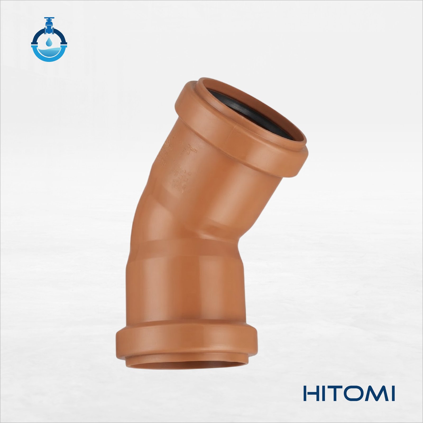Codo 45 grados con campana
